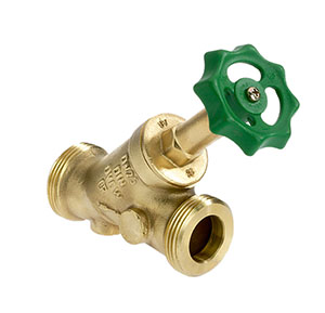 1505250 - CR-Brass Free-flow valve male thread, rising, without drain valve