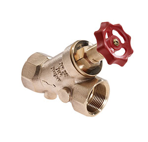 3601500 - Red-brass Combined Free-flow and Backflow-preventer valve female thread, without drain valve