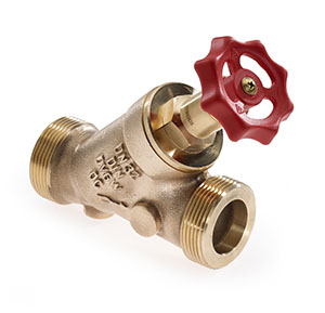 3606400 - Red-brass Combined Free-flow and Backflow-preventer valve male thread Type Kombi, without drain valve