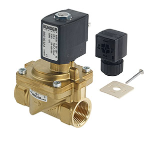 5009421 - 2/2 way solenoid valve normally closed for fluids and compressed air Type 3; female thread