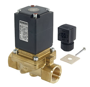 5009510 - 2/2 way solenoid valve normally closed for flammable gas, DIN-DVGW certified for gas Type 4; female thread