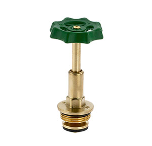 1212150 - Brass Upper-part with grease chamber for free-flow valves, rising spindle