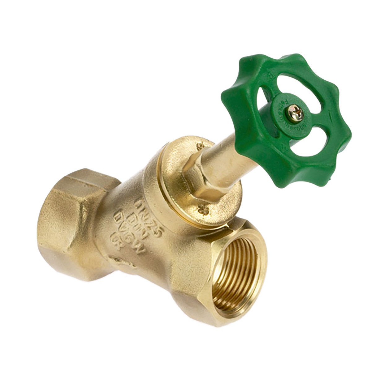 1500150 - CR-Brass Free-flow valve upper part rising, without drain valve