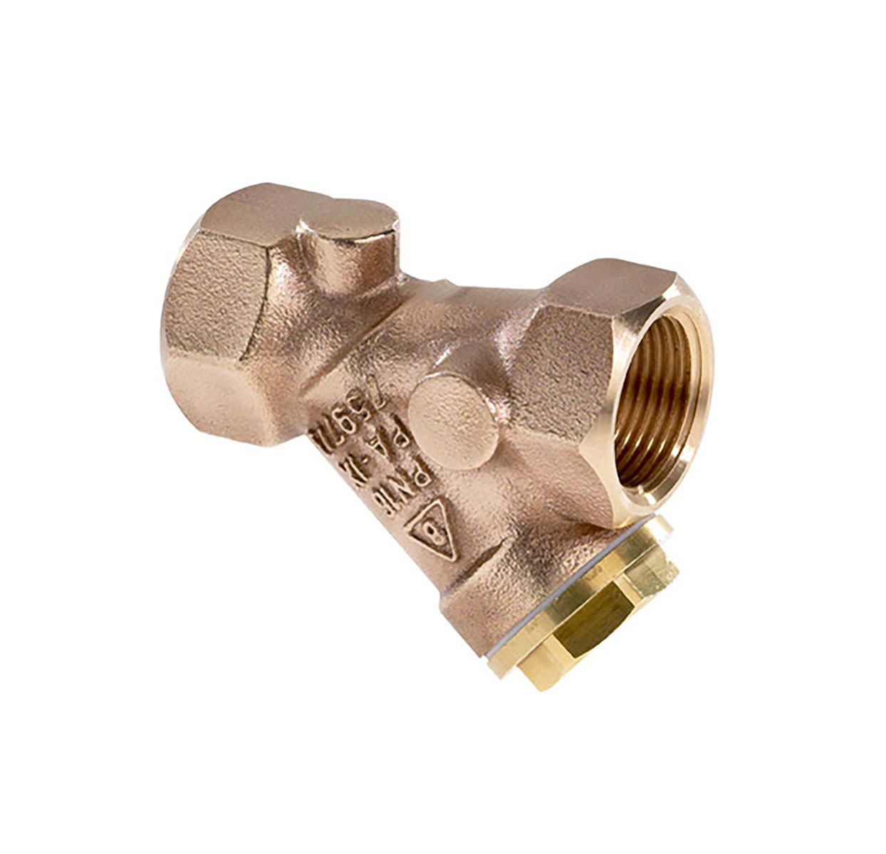 2450150 - Red-brass Strainer Strainer with PTFE-sealing (Teflon)