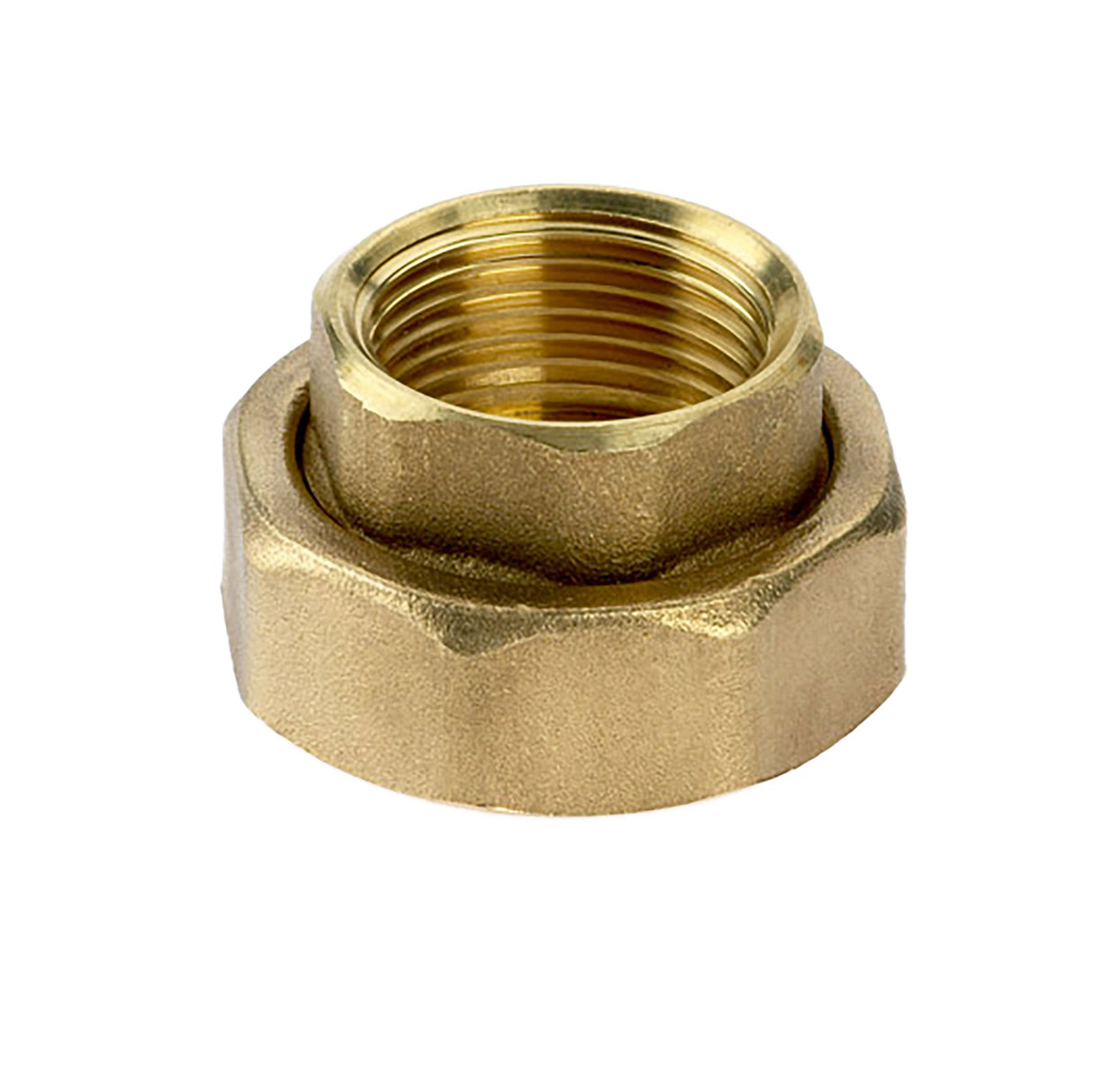 4100000 - Brass Screw connection for steel pipe  