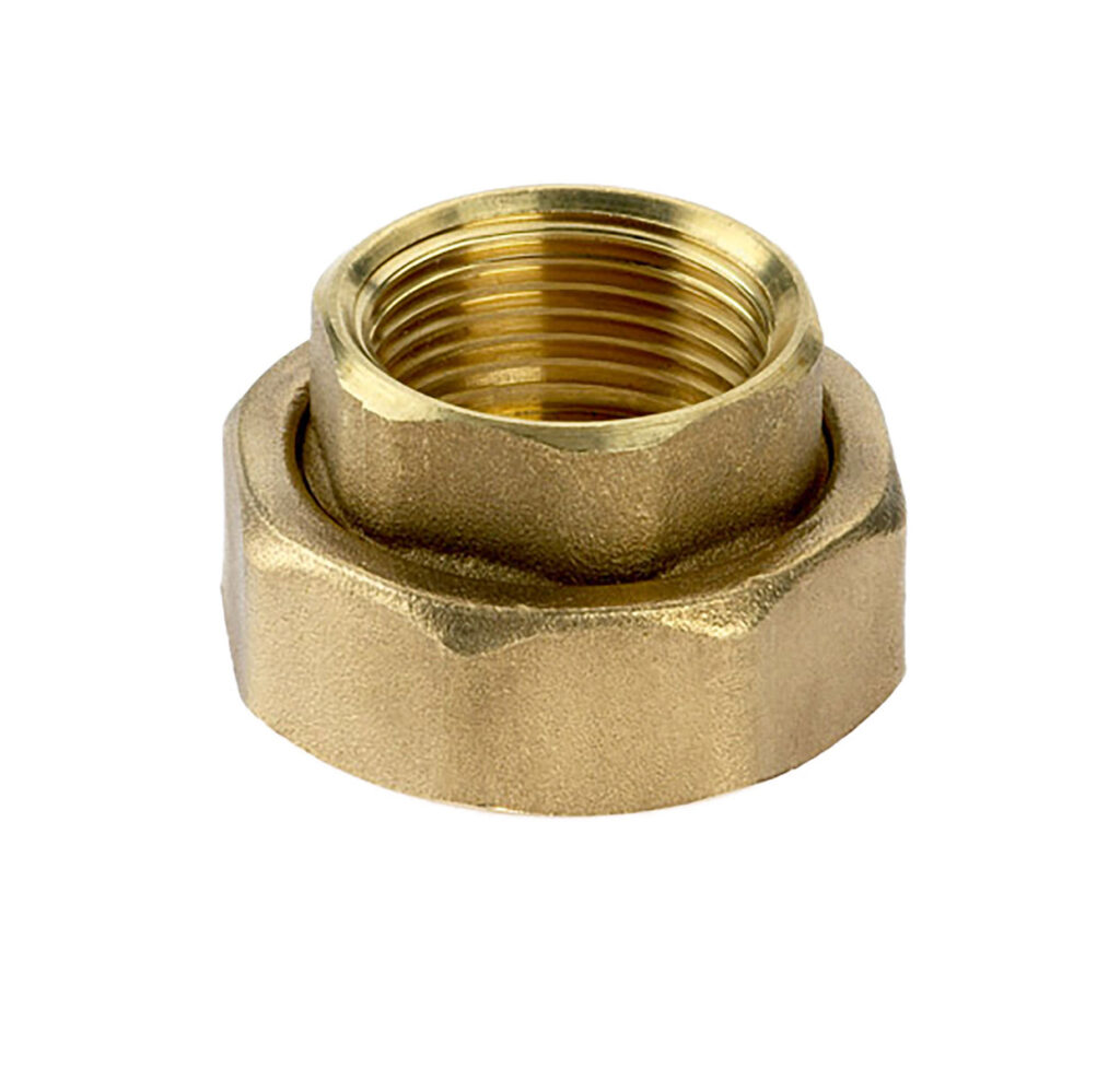 4100: Messing Abgangsverschraubung für Stahlrohr