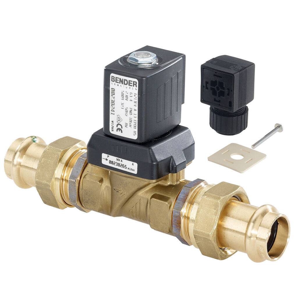 5009: 2/2 Wege Magnetventil stromlos geschlossen für Flüssigkeiten - Typ 1; Viega Sanpress