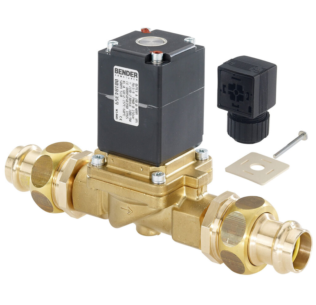 5009: 2/2 Wege Magnetventil, stromlos geschlossen - Typ 4 - Viega Sanpress