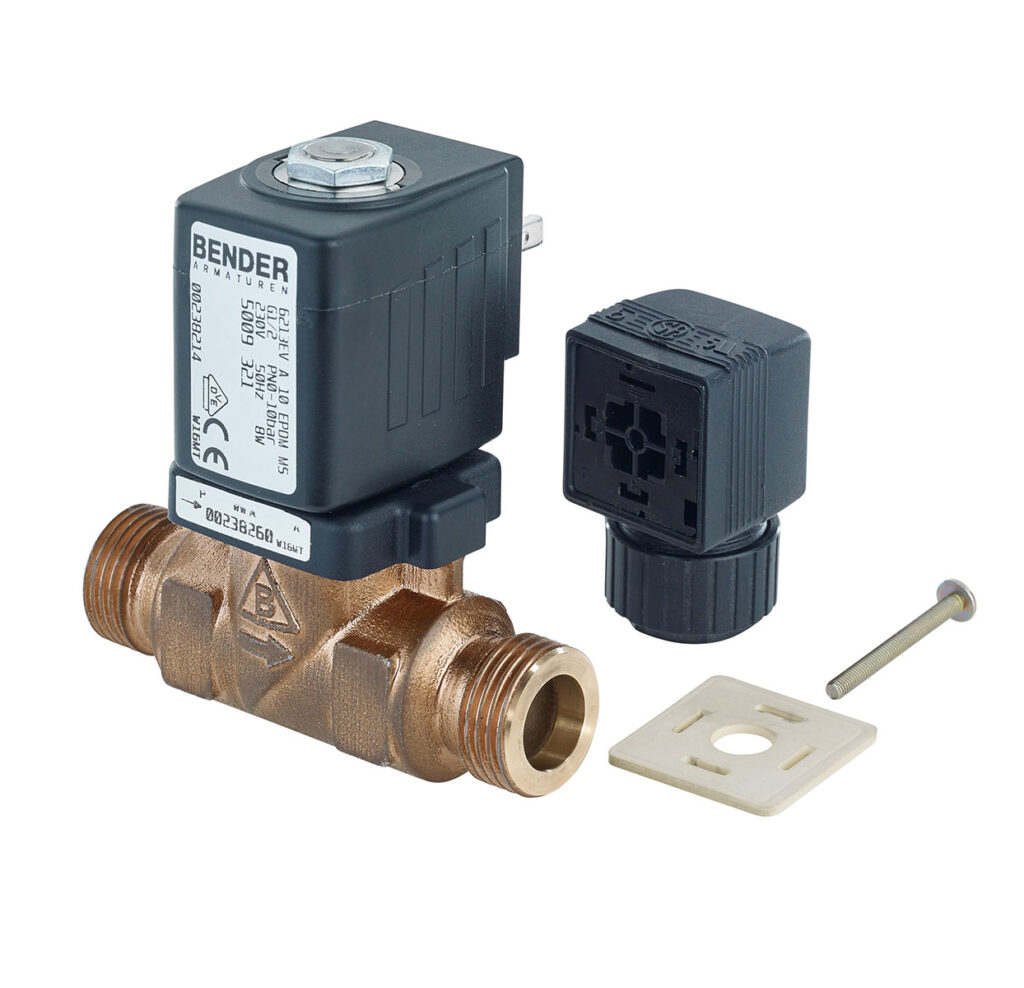 5009: 2/2 Wege Magnetventil, stromlos geschlossen für Flüssigkeiten